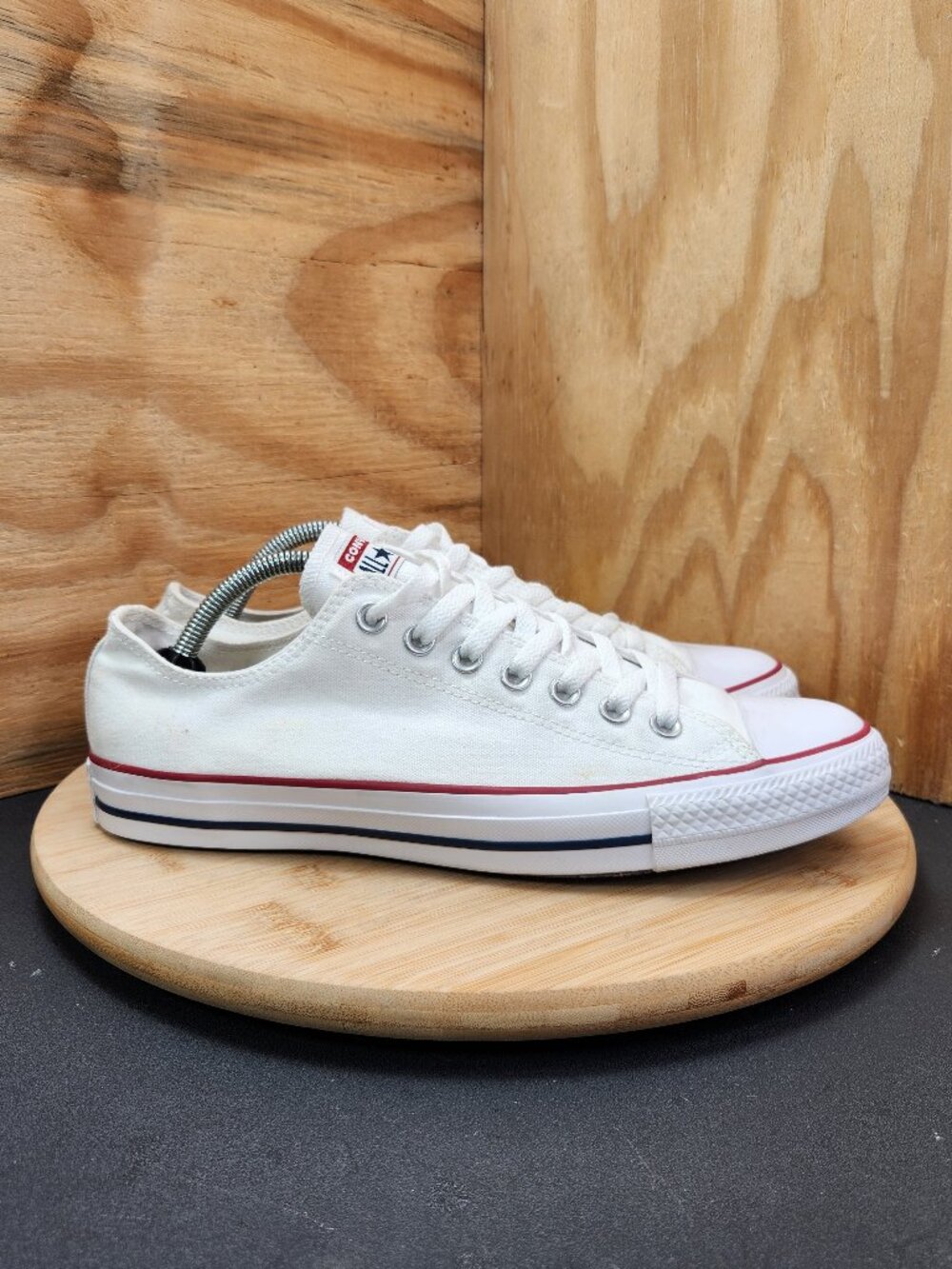 Converse Chuck Taylor All Star Womens White Ox Canvas Sneakers Size 11